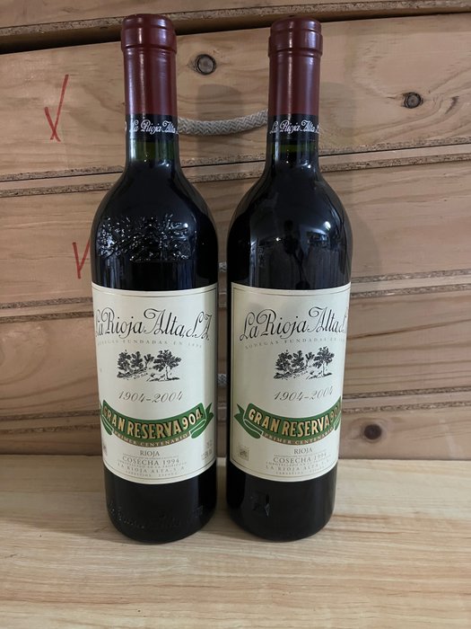 1994 La Rioja Alta, Gran Reserva 904 - 拉里奧哈 Gran Reserva - 2 瓶 (0.75L)