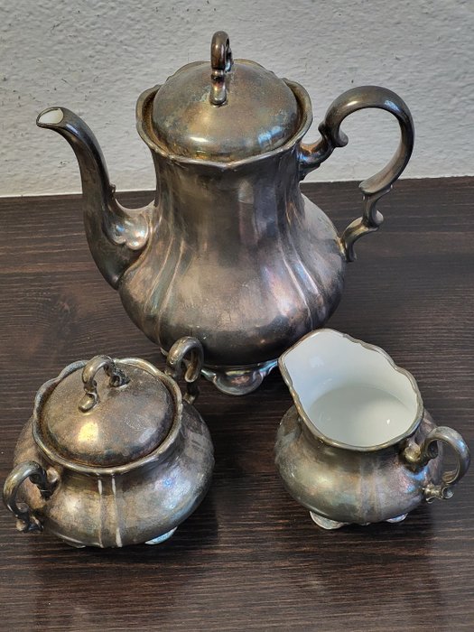 Volkstedt - 咖啡/茶杯具組 (3) - Metalin - 瓷器