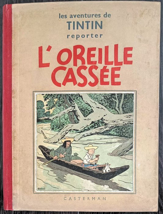 Tintin T6 - L'Oreille Cassée (A2) - C - 1 Album - Ensipainos - 1937