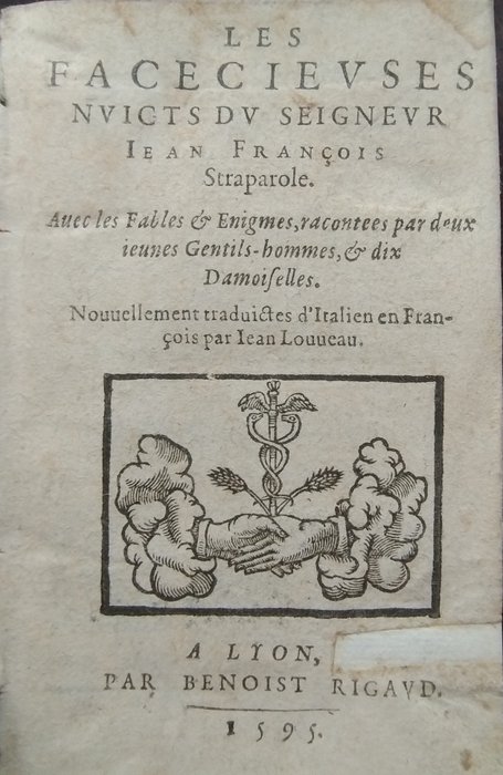 Straparola - Les facecieuses nuicts - 1595-1597