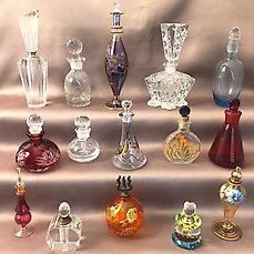 Parfumfles (15) – Collectie parfumflacons – Glas, Kristal