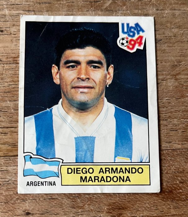 Panini - World Cup USA 94 - #217 Maradona Red back - 1 Sticker