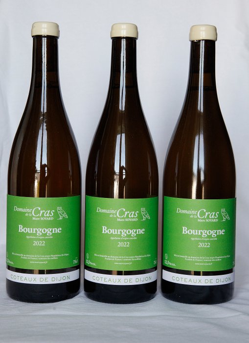 2022 Marc Soyard - Domaine de la Cras - Coteaux de Dijon Blanc - 勃艮第 - 3 Bottles (0.75L)