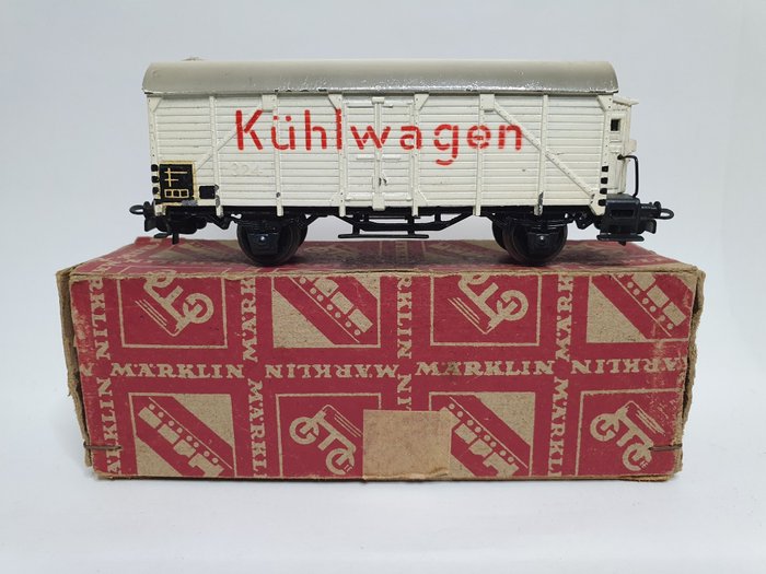 Märklin H0 - 324.3 - Modellbahn-Güterwagen (1) - Geschlossener Güterwagen ohne Bremsspindel