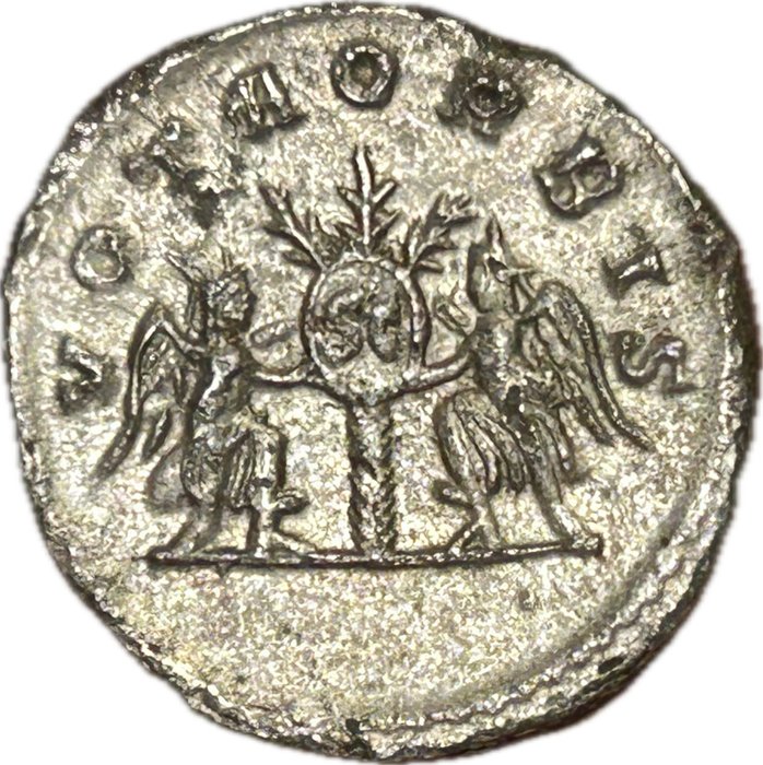 罗马帝国. 瓦莱里安一世（公元253-260）. Antoninianus Samosata, AD 255-256  (没有保留价)