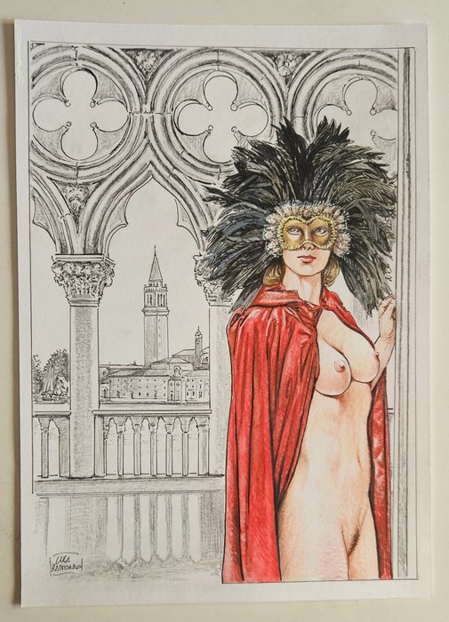 Luca Raimondo - 1 Original drawing - "Venice" - 2024