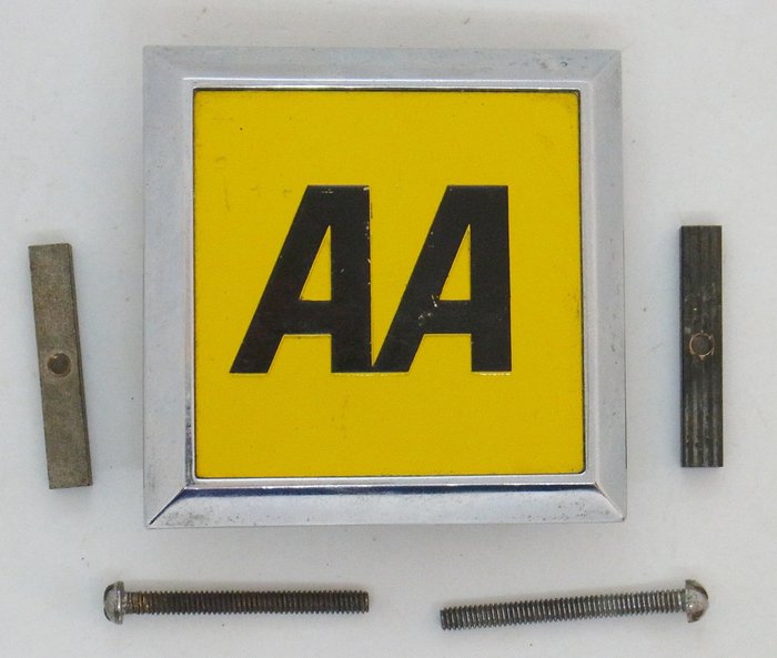 Abzeichen 1966-1980's Type 1A AA Car Badge - Vereinigtes Königreich - 20. Jahrhundert - spät