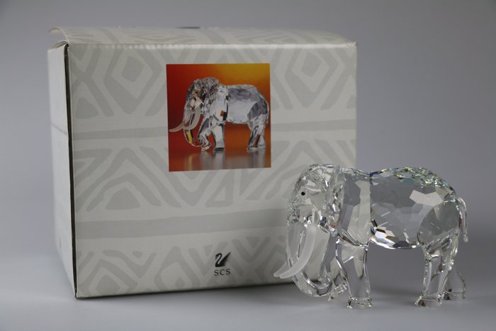 小雕像 - Swarovski - SCS - Annual Edition 1993 - Elephant - Boxed - 水晶