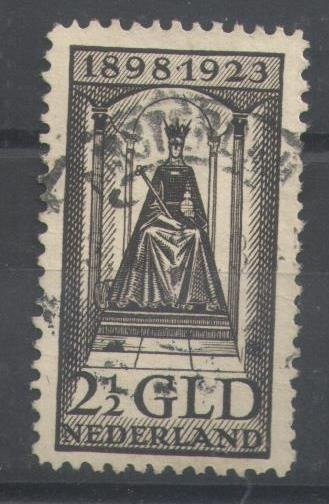 Holanda 1923 - Aniversário do governo de Guilhermina - NVPH 130