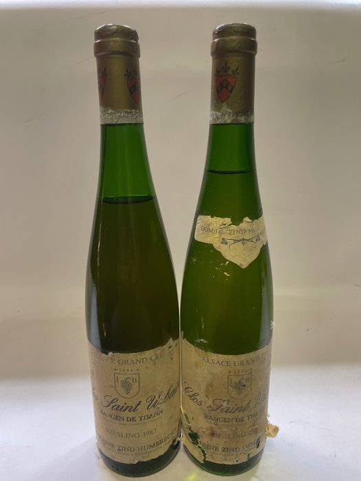 1987 Alsace Riesling "Rangen de Tahnn" - Clos Saint Urbain - Domaine Zind-Humbrecht - Αλσατία Grand Cru - 2 Bottles (0.75L)