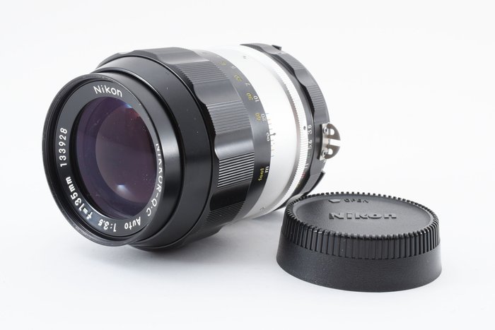 Nikon nikkor-q•c Auto f3.5 135mm Kiinteän polttovälin objektiivi