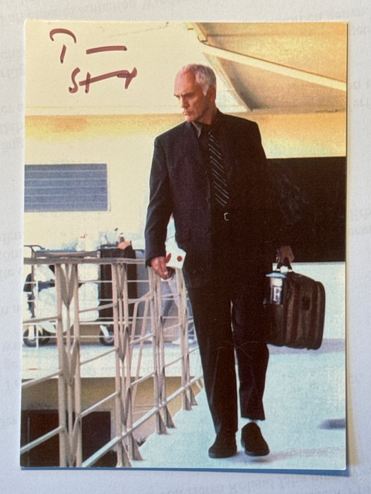 The Adventures of Priscilla, Queen of the Desert - Terence Stamp (born 1938), personally signed photocard .