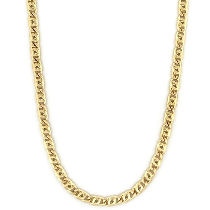Chain 18 Kt Gold - 12,8 g - 60cm - Collier - 18 carats Or jaune