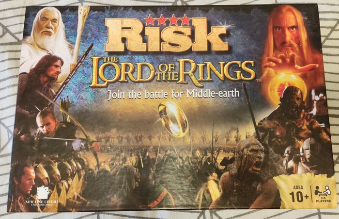棋盘游戏 - RISK - THE LORD OF THE RINGS - 塑料