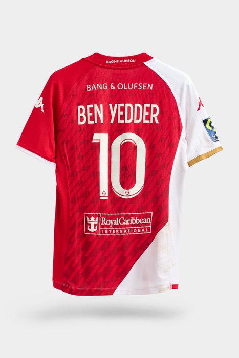 AS Monaco - Ligue 1 - Wissam Ben Yedder - Trøje slidt og signeret 