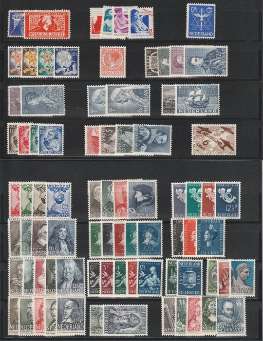 Nederländerna 1923/1939 - Urval från denna period - NVPH LP 134-135 e.a.