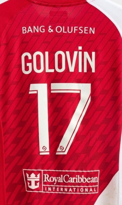 AS Monaco - Aleksandr Golovin - Podpisana koszulka 