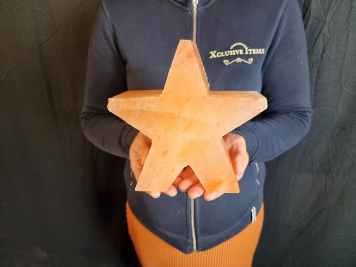 Lâmpada de sal estrela Lâmpada de sal - Altura: 18 cm - Largura: 18 cm- 2 kg