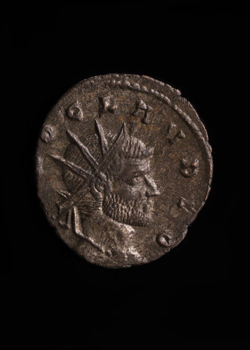 Ókori római Bronz Divus Claudius II Gothicus posztumusz Antoninianusa  (Nincs minimálár)