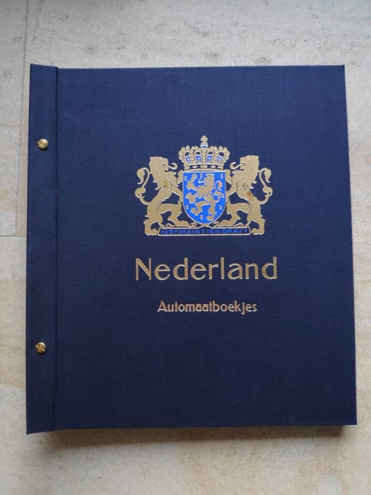 Nederländerna  - Samling frimärkshäften med räkneblock i DAVO-album