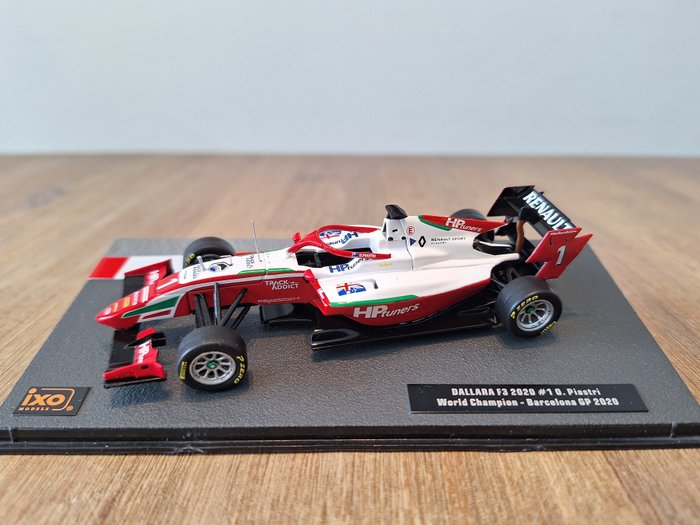 IXO 1:43 - Miniatura de carro de corrida - Dallara F3 - Campeão 2020 - Oscar Piastri