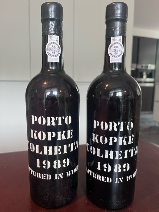 1989 Kopke - 杜罗 Colheita Port - 2 Bottles (0.75L)