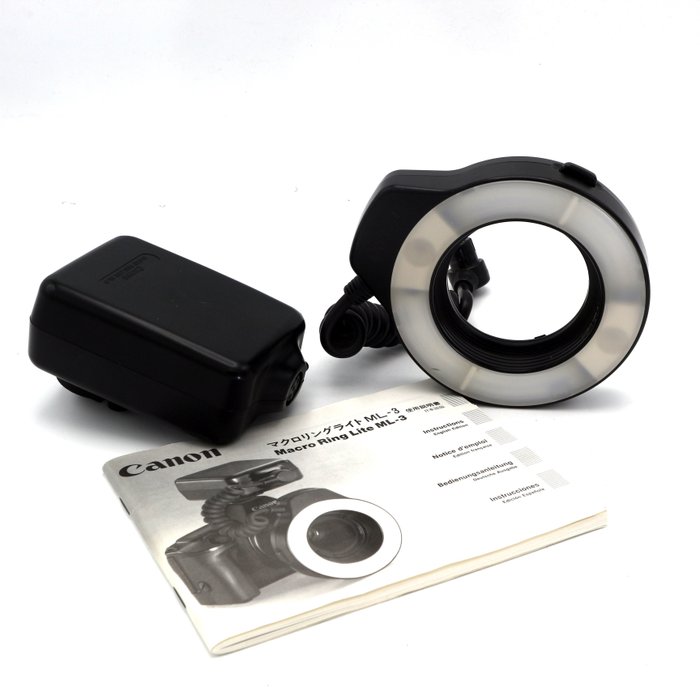 Canon ML-3 Macro Ring Lite #PRO MACRO FLASH 閃光燈