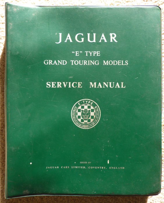工作坊手册 - Jaguar - E-Type 3.8