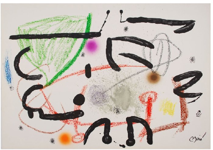 Joan Miro (1893-1983) - Joan Miró - Maravillas con variaciones acrosticas 15