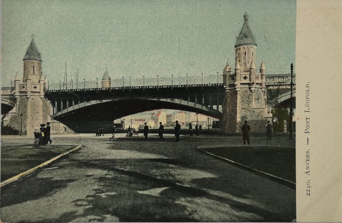 比利时 - 城市和景观, 安特卫普 - 安特卫普 - 明信片 (141) - 1900-1960