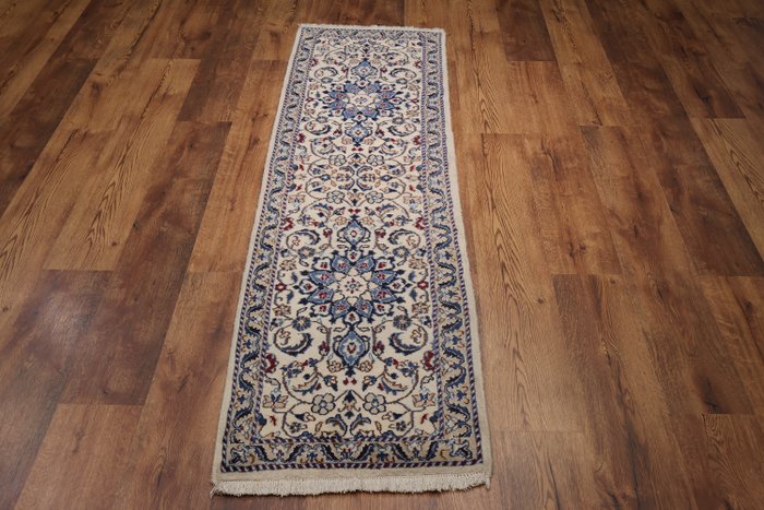 Nain z jedwabiem Iran - Długi wąski dywan - 224 cm - 60 cm