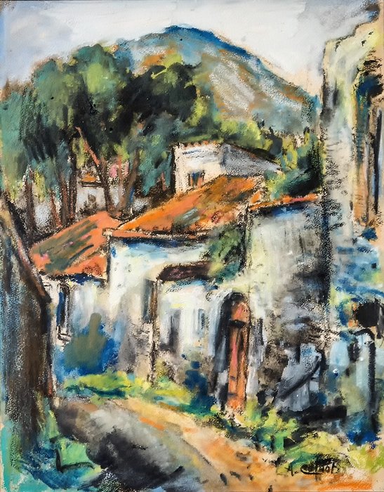 Arnout Colnot (1887-1983) - Maisons dans les Alpilles - NO RESERVE