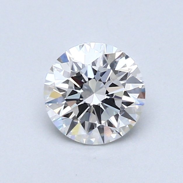 1 pcs Diamant - 0.61 ct - Rund, brillant - D (farblos) - VS1