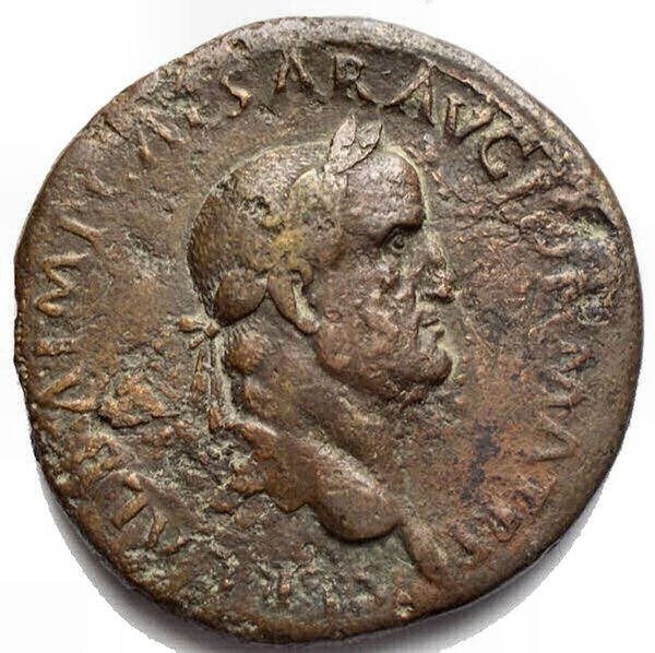 Empire romain. Galba (68-69 apr. J.-C.). Sestertius Rome -  LIBERTAS PVBLICA