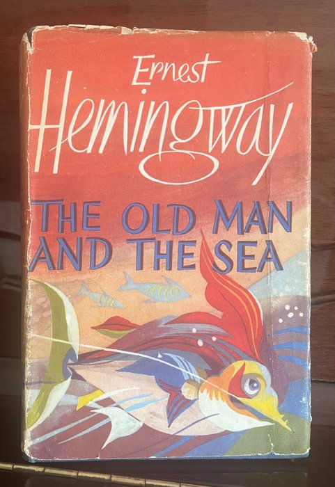 Ernest Hemingway - 1st UK Edition - The Old Man & The Sea - 1st Printing - Original DJ - 1952