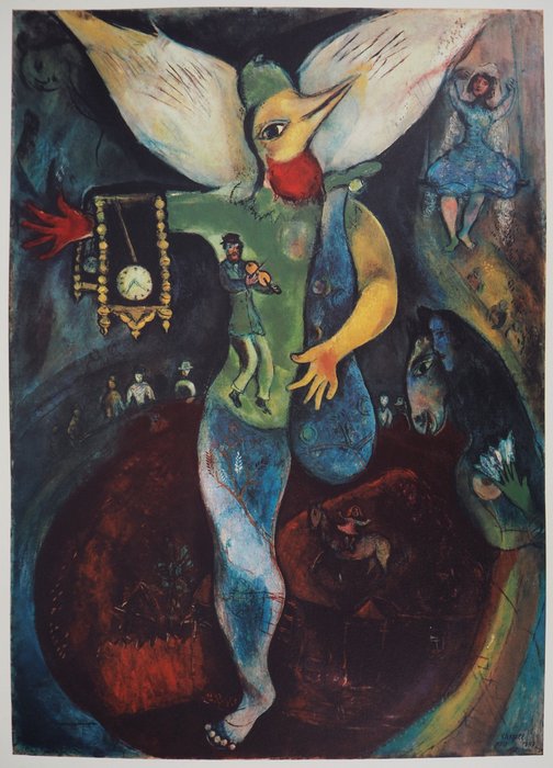 Marc Chagall (1887-1985) - Coq ailé