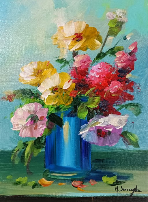 Mario Smeraglia (1977) - Vaso con fiori