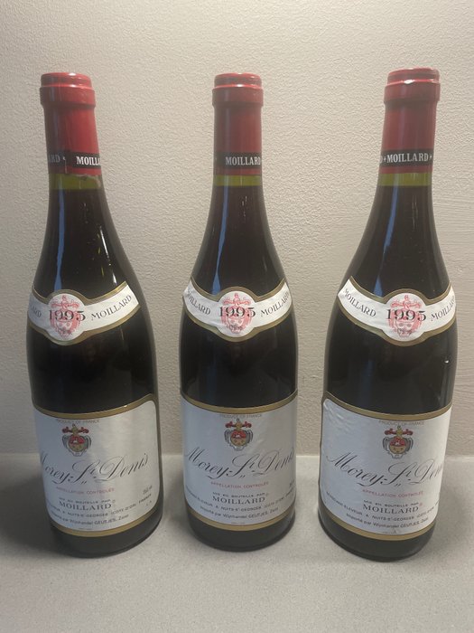 1995 Thomas Moillard - Morey St. Denis - 3 Bottles (0.75L)