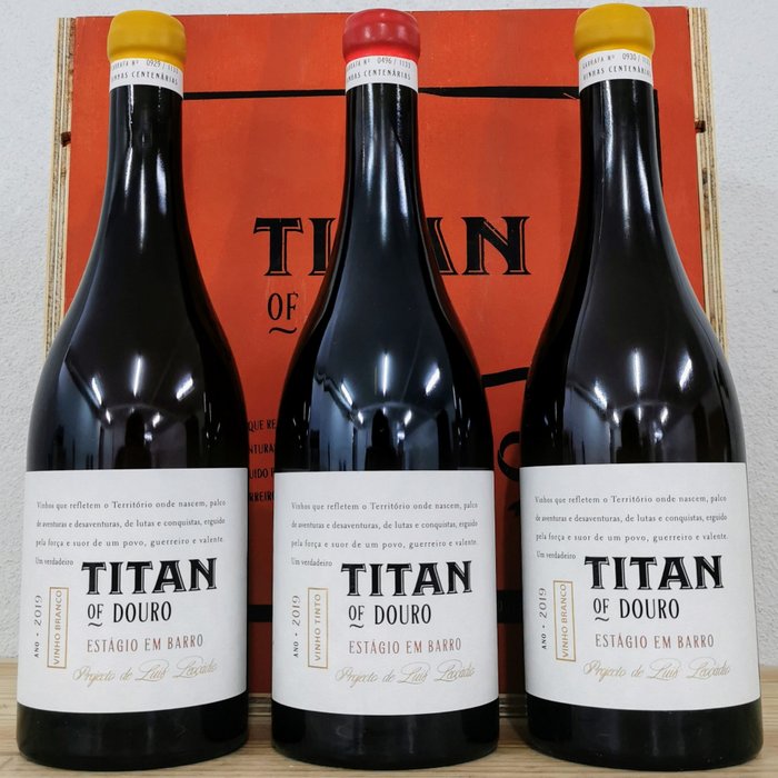2019 Titan of Douro - Estágio em Barro Tinto & Branco - Douro DOC - 3 Bottles (0.75L)