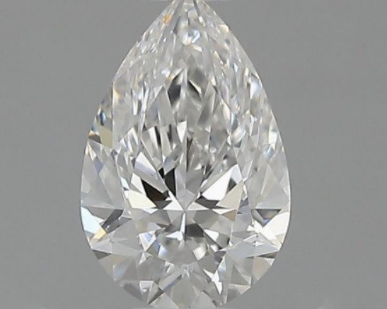 1 pcs Diamond - 0.41 ct - Pear - G - VS2, *No Reserve Price*