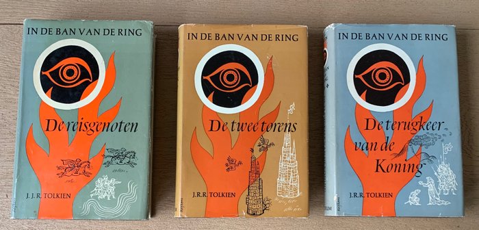 J.R.R. Tolkien - In de ban van de Ring (Compleet met stofomslagen en kaarten) - 1956-1957