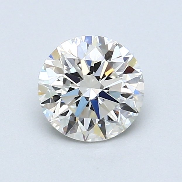 1 pcs 鑽石 - 0.91 ct - 圓形、明亮式 - H(次於白色的有色鑽石) - VVS2