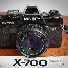 Minolta X-700 MPS lens Rokkor 45 mm f 2   très beau Single lens reflex camera (SLR)