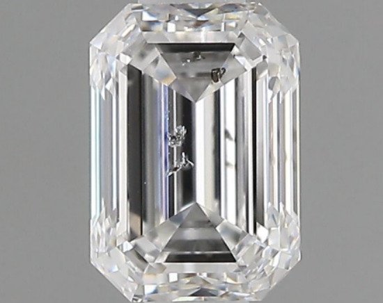 1 pcs Diamant - 0.70 ct - Smaragd - E - SI2, *No Reserve Price* *EX*