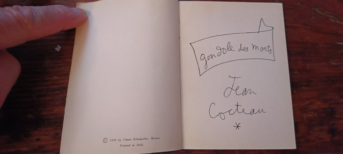 Jean Cocteau - Gondole des morts - 1959