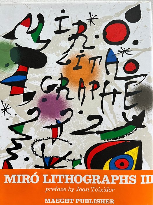 Joan Teixidor - Miro Lithographs III - 1977