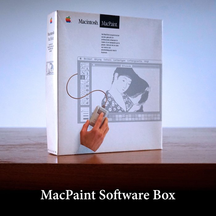 Apple Macintosh MacPaint Software M0536N [Complete] - Macintosh - Avec boîte de remplacement