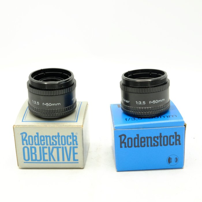 Rodenstock Trinar 50mm F3.5 vergrotingslenzen ( 2 stuks) (7663) Objektiv mit fester Brennweite