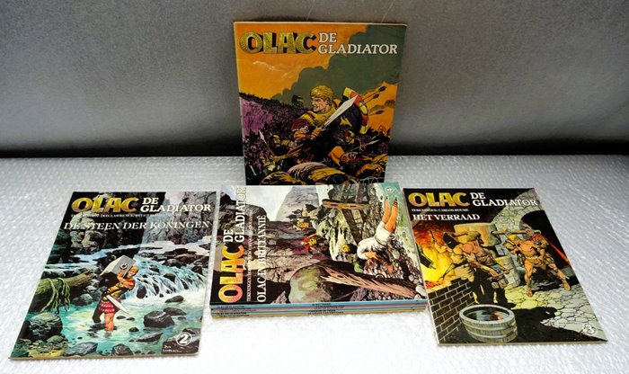 Olac de Gladiator - Olac de Gladiator 1 t/m 8 - complete reeks. - 8 Album - 1980/1982