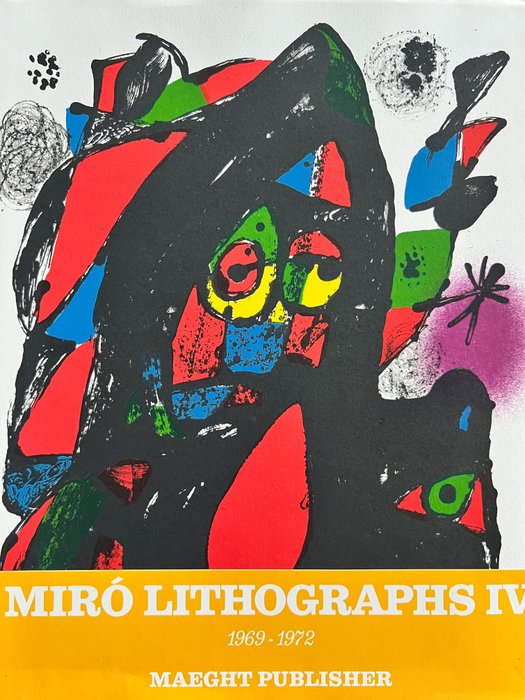 Joan Miro - Joan Miro Lithographs IV - 1981